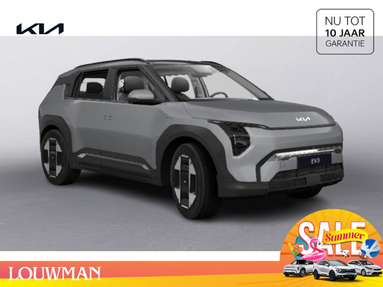 Kia EV3 - Plus Advanced 58.3 kWh Elektrisch FWD Crossover Shale Grey - AutoWereld.nl