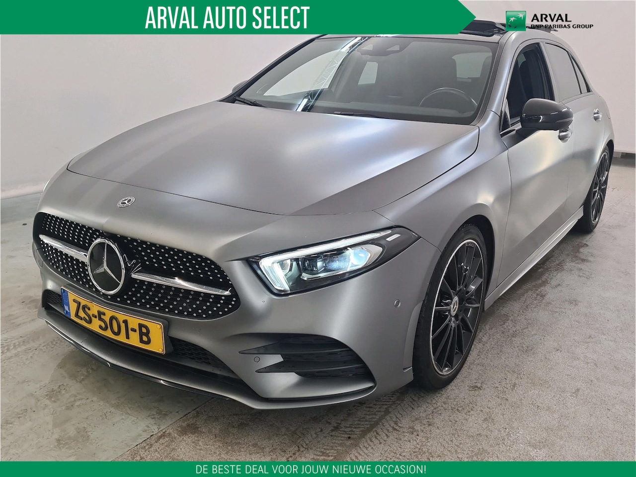 Mercedes-Benz A-klasse - 250 224pk Automaat Premium Plus AMG | Panoramadak | Nightpakket | Burmeister | CarPlay | C - AutoWereld.nl