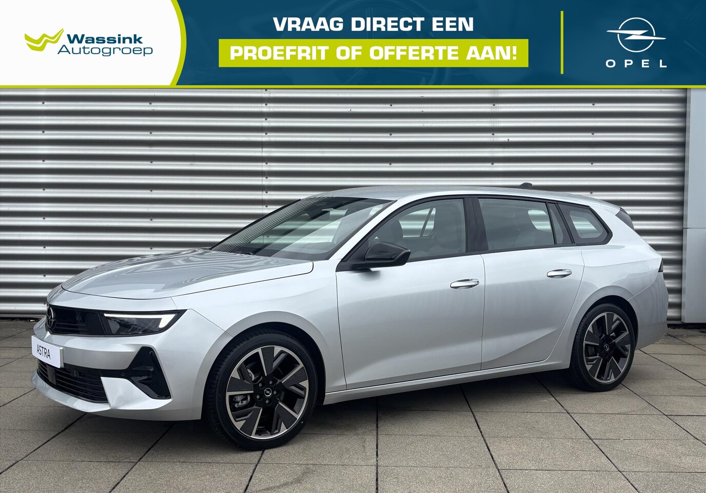 Opel Astra Sports Tourer - 54kw 156pk Automaat Edition afneembare af-fabriek trekhaak | Navigatie | 18 inch velgen - AutoWereld.nl