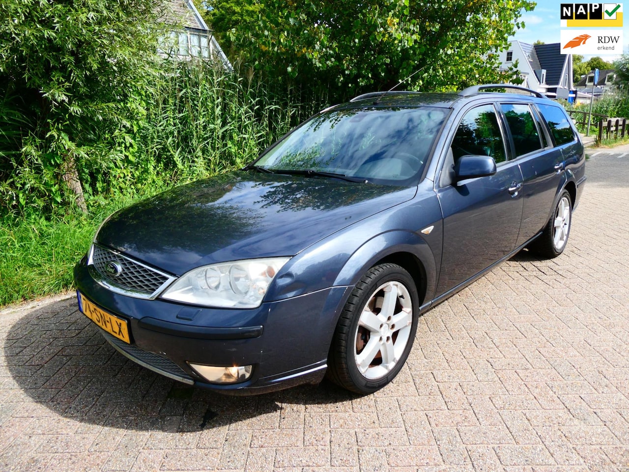 Ford Mondeo Wagon - 2.0-16V 146pk Clima Navi Trekhaak 1800kg. APK Aug. 2026 - AutoWereld.nl