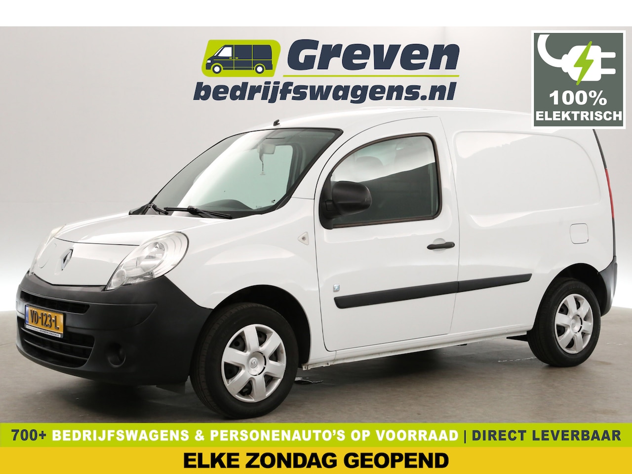 Renault Kangoo Express - Z.E. Huur Accu L1H1 | Elektrisch | EMISSIEVRIJE ZONE | Automaat Parkeersensoren Elektrpakk - AutoWereld.nl