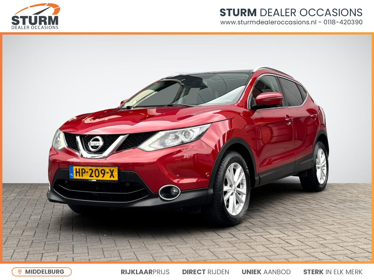 Nissan Qashqai - 1.2 Tekna | Trekhaak | Navigatie | Leder | 360° Camera | Stoelverwarming | LED Koplampen | - AutoWereld.nl