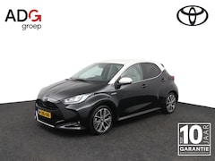 Toyota Yaris - 1.5 Hybrid | Bi-tone | leder-stoffen bekleding | 17 inch lichtmetalen velgen |