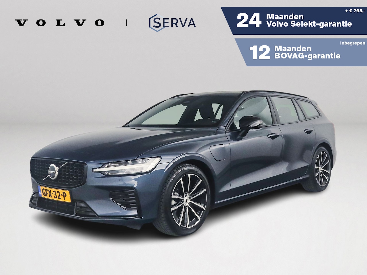 Volvo V60 - T6 Aut. Plug-in hybrid AWD Plus Dark | Panoramadak | 360° camera | Harman Kardon | Trekhaa - AutoWereld.nl