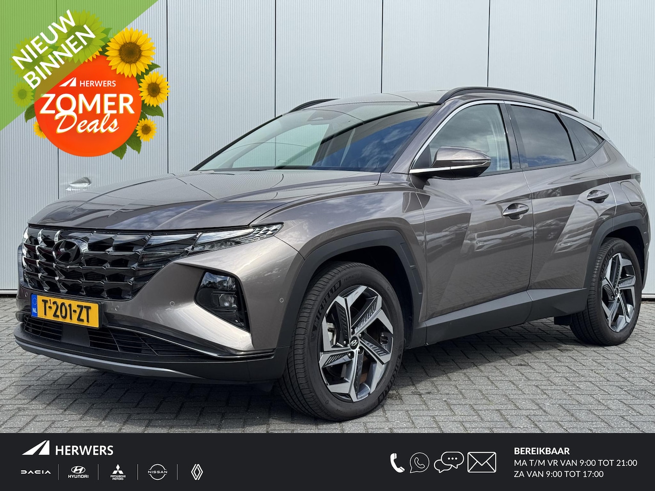 Hyundai Tucson - 1.6 T-GDI PHEV Premium 4WD trekgewicht geremd 1350 KG/ Apple Carplay Android Auto / Climat - AutoWereld.nl