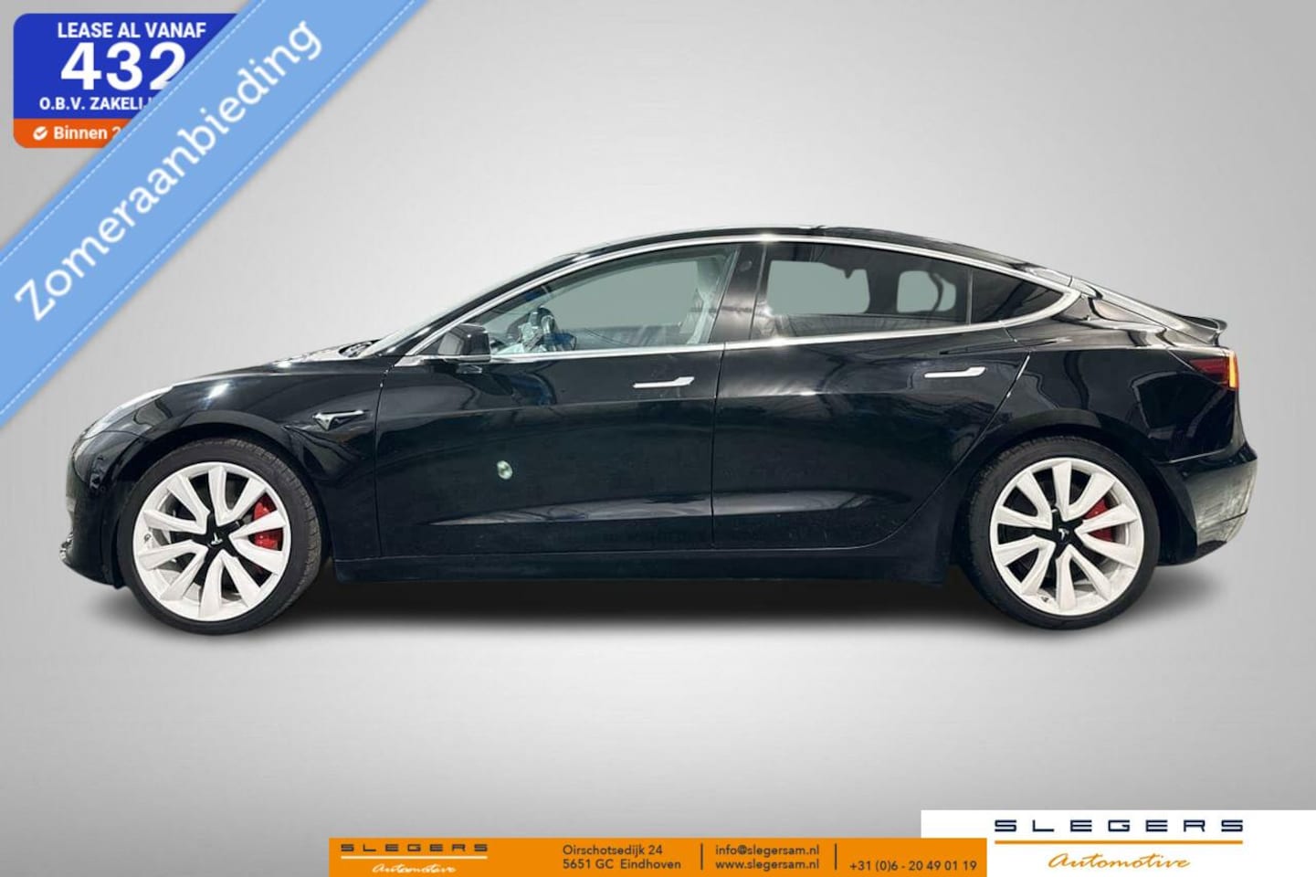 Tesla Model 3 - Performance AWD 75 kWh 513PK Premium Sound Autopilot - AutoWereld.nl
