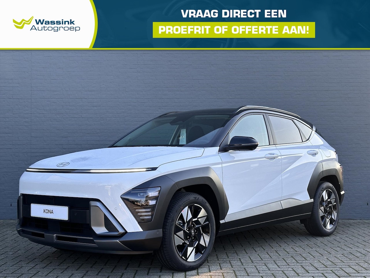Hyundai Kona - New 1.6 GDI HEV 141pk DCT Premium | Two Tone - AutoWereld.nl