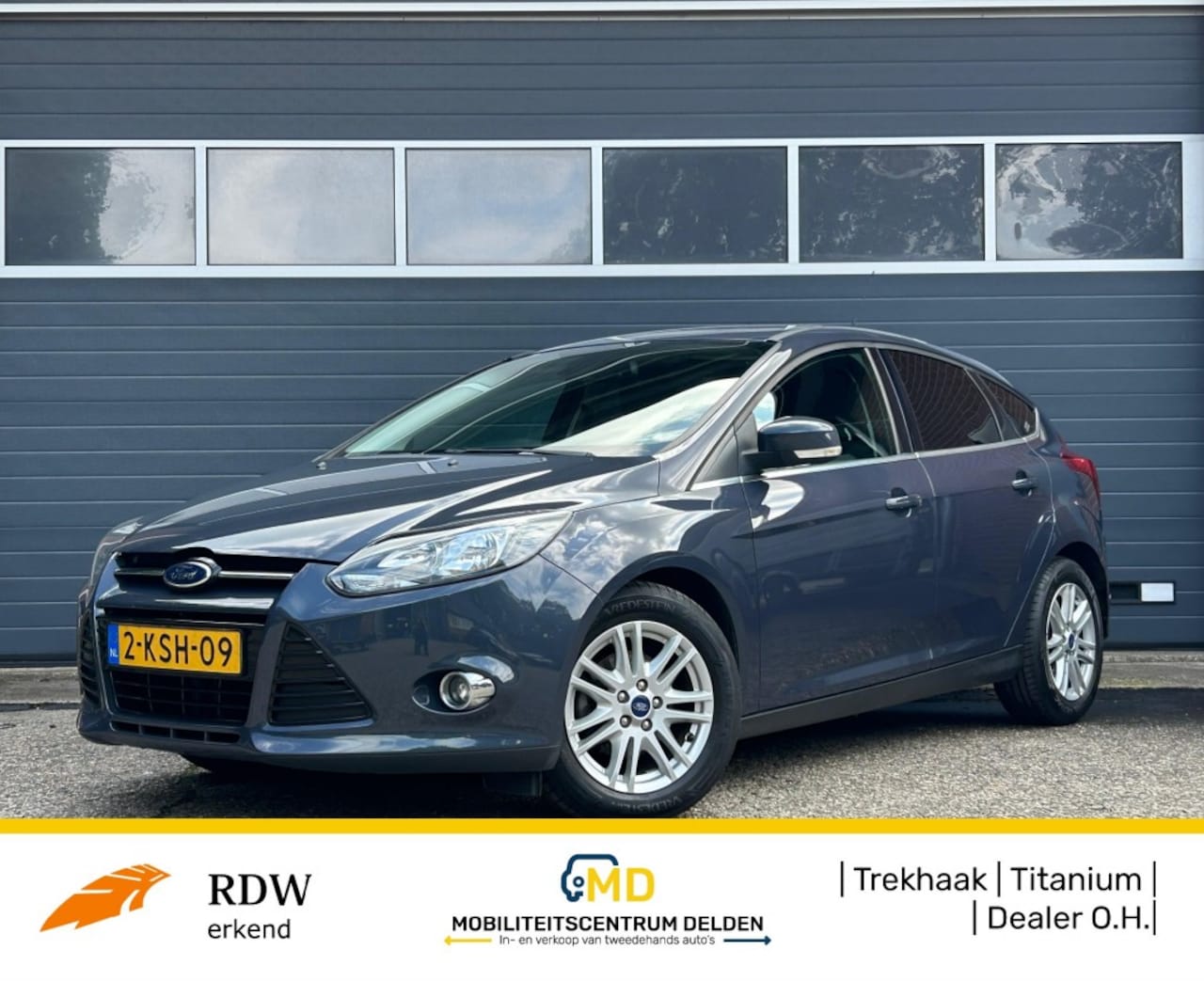 Ford Focus - 1.0 ECOB. TITANIUM / Keyless / Trekhaak / Dealer o.h. / - AutoWereld.nl