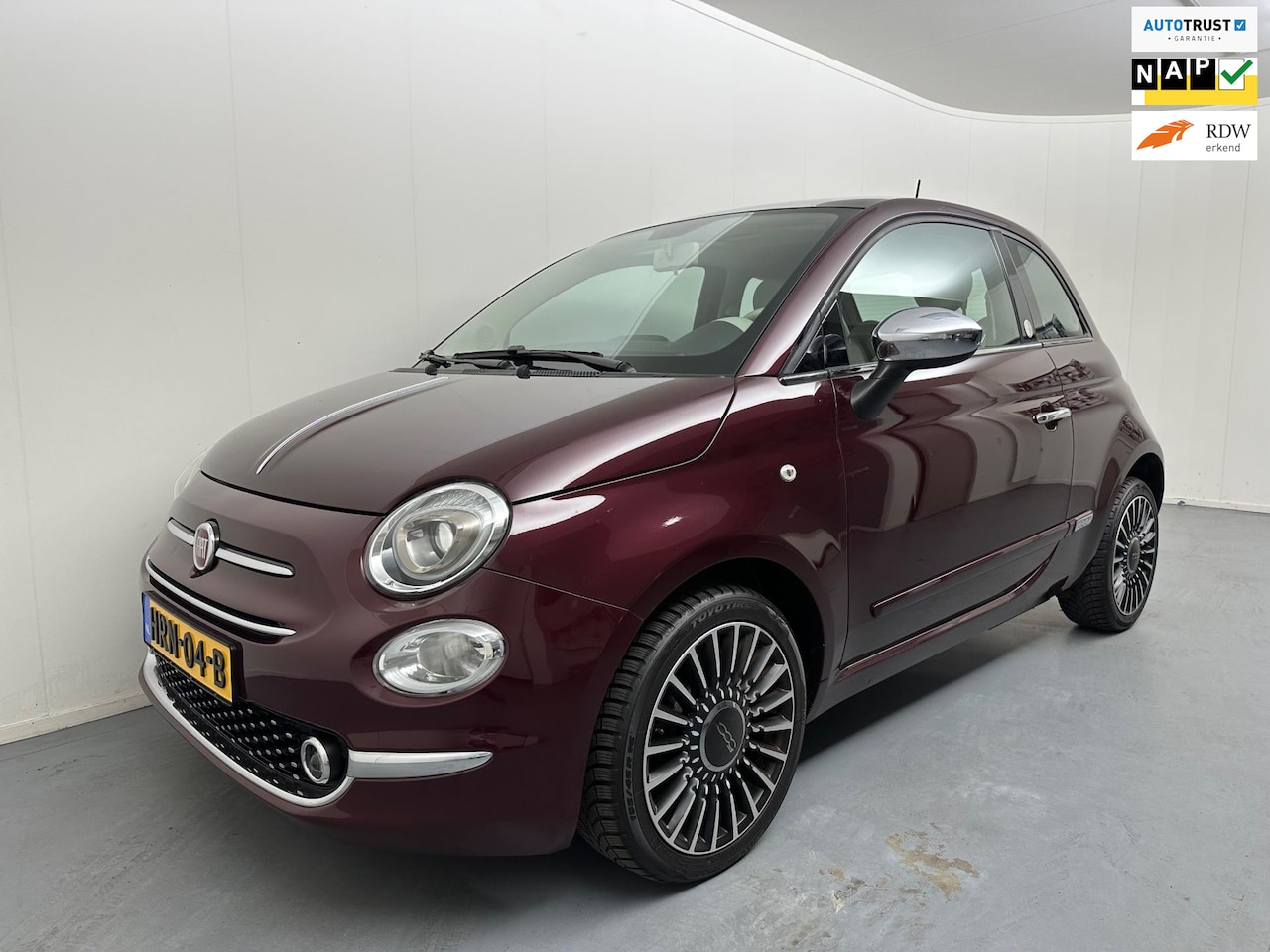 Fiat 500 - 1.2 Lounge # Pano # Airco # Navi # PDC # 16” Lmv - AutoWereld.nl