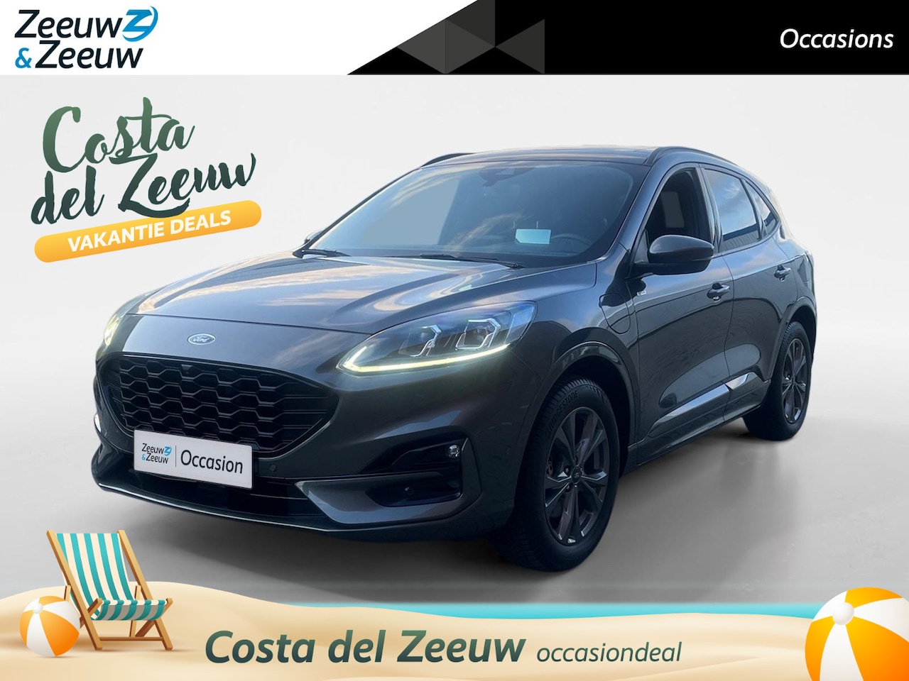Ford Kuga - 2.5 PHEV ST-Line X | Adaptieve Cruise Control | Schuif/Kantel Dak | Stoel/Stuur/Voorruitve - AutoWereld.nl