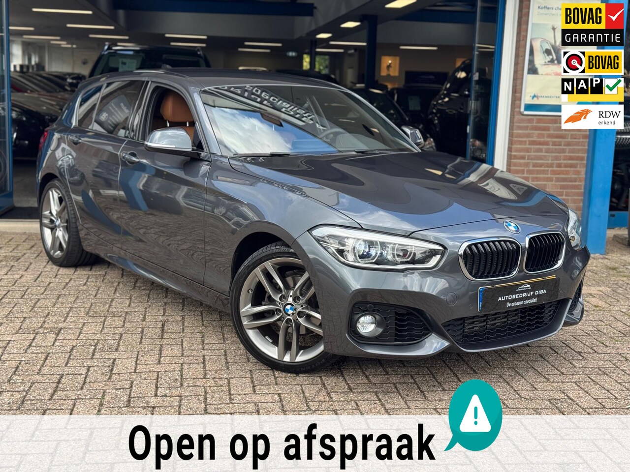 BMW 1-serie - 118i M-Pakket Executive 2018 AUT NAVI LEDER NAP! - AutoWereld.nl