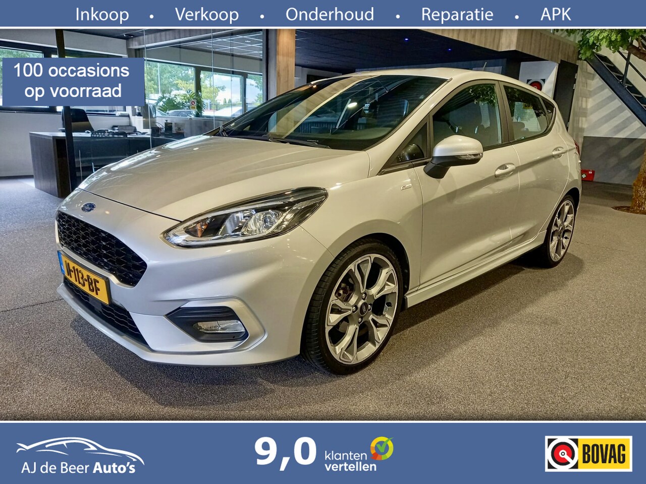 Ford Fiesta - 1.0 EcoBoost Titanium Navigatie | Airco | Stoelverwarming | Cruise - AutoWereld.nl