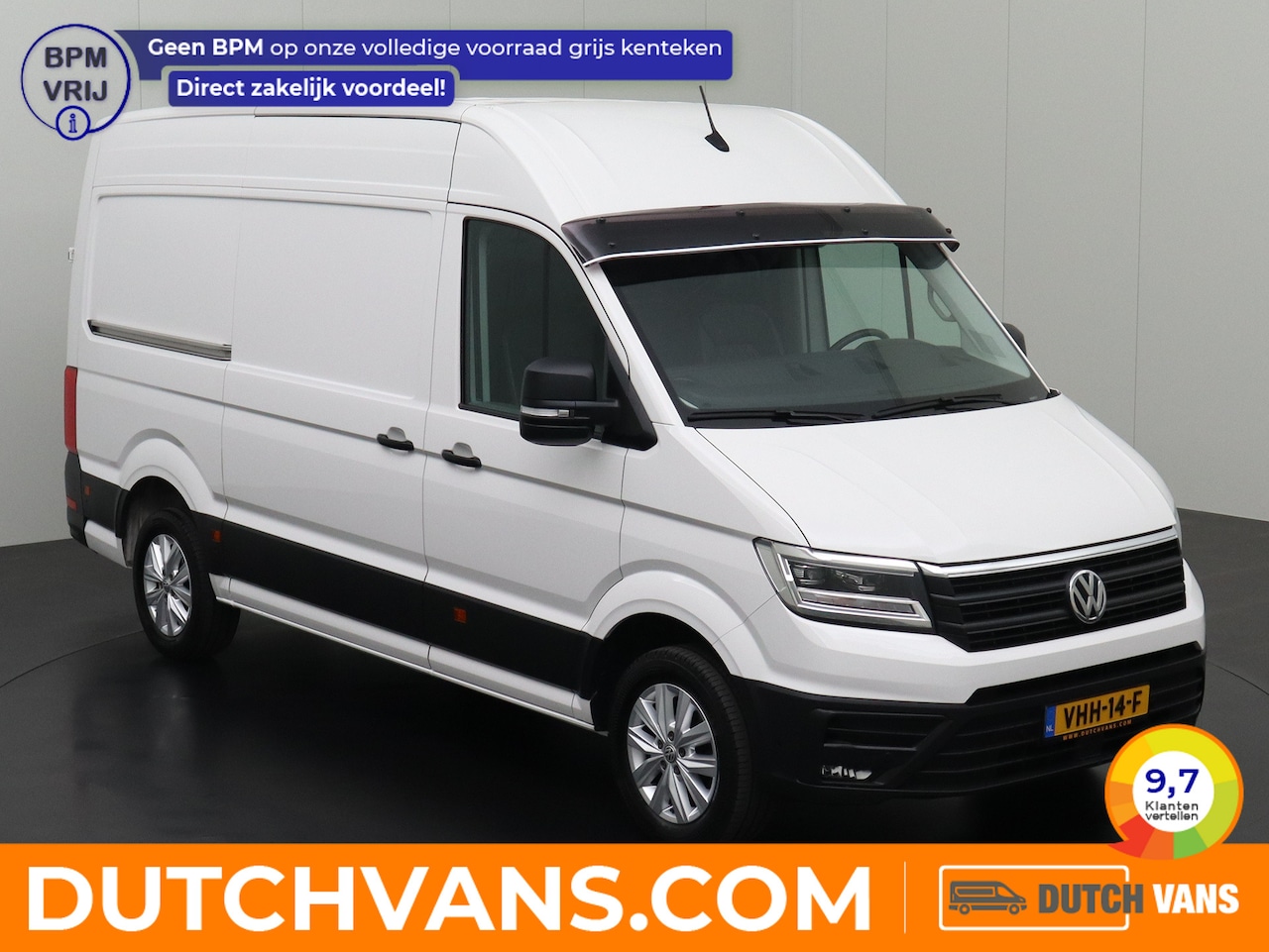 Volkswagen Crafter - 2.0TDI 140PK DSG Automaat L3H3 Exclusive | Leder | Led | Navigatie | Camera | 3000Kg Trekh - AutoWereld.nl