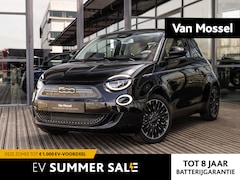 Fiat 500e - La Prima 42 kWh | NAVIGATIE | ACHTERUITRIJCAMERA | STOELVERWARMING | LEDEREN STOELEN | CLI
