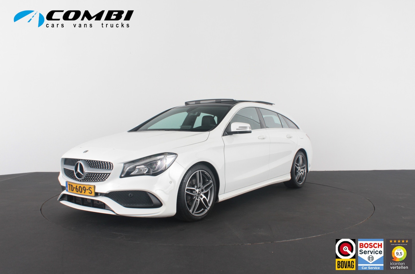 Mercedes-Benz CLA-klasse Shooting Brake - 180 AMG Line > Pano.Schuif/Trekhaak/Camera/8,0 Inch display/LED High Performance - AutoWereld.nl