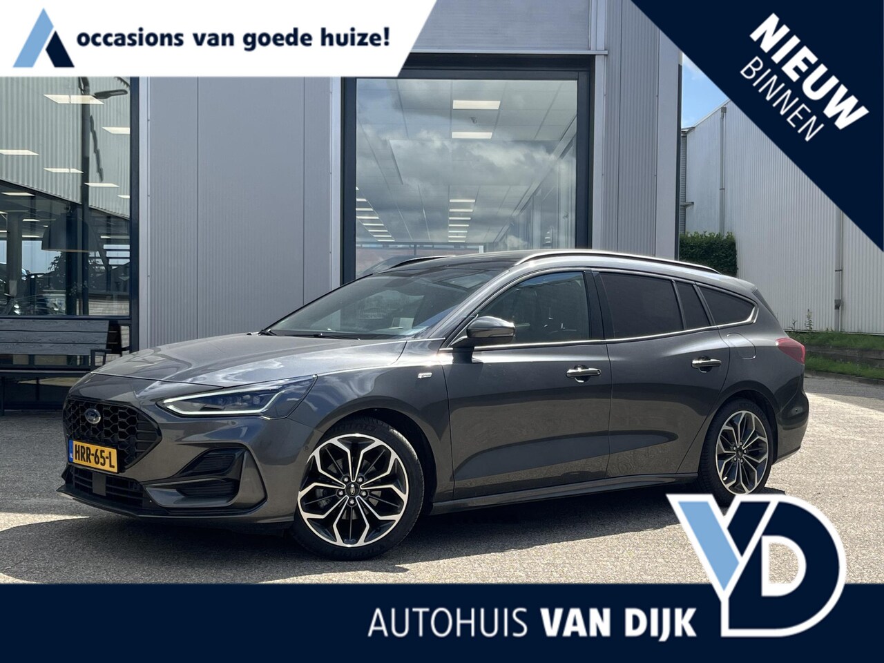 Ford Focus Wagon - 1.0 EcoBoost Hybrid ST Line X | Navi/Clima/Adapt.Cruise/Camera/Pano.Dak - AutoWereld.nl