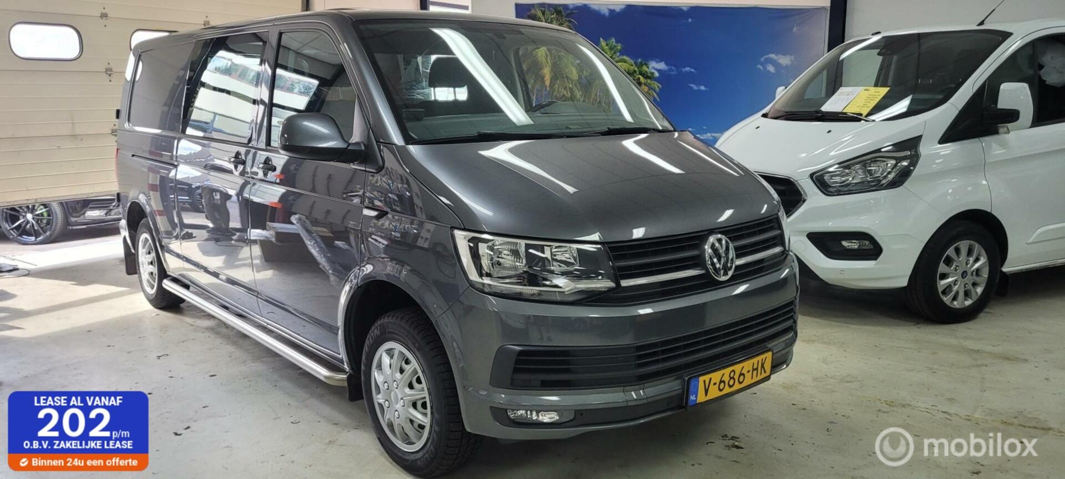 Volkswagen Transporter - 2.0 TDI Automaat 150PK L2H1 Airco - AutoWereld.nl