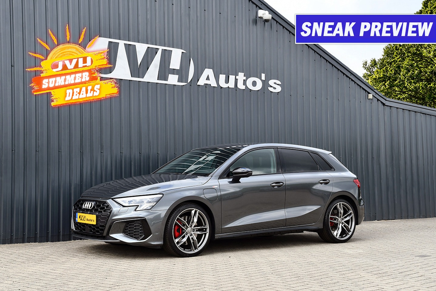 Audi A3 Sportback - 45 TFSi-E 245pk S-Line Competition 05-2022 | Virtual CP | Full-LED | Blackline | PrG - AutoWereld.nl