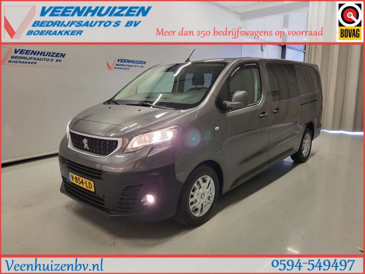 Peugeot Expert - 2.0BlueHDI L3/H1 Dubbele Cabine met dubbele schuifdeur Euro 6! - AutoWereld.nl