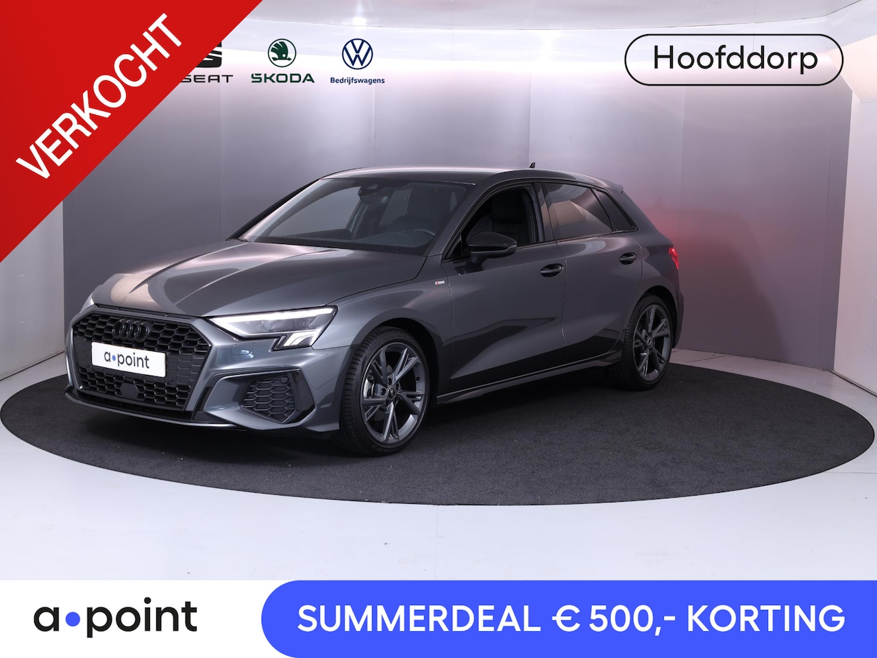 Audi A3 Sportback - 30 TFSI S edition 110 pk S-tronic | Verlengde garantie | Navigatie | Parkeersensoren achte - AutoWereld.nl