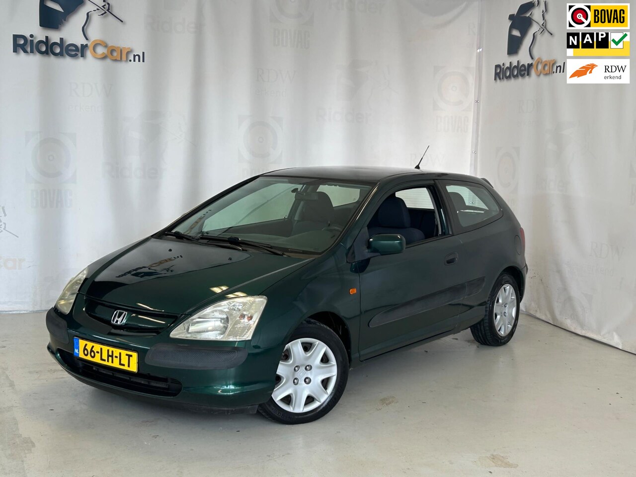 Honda Civic - 1.4i S|NAP|AIRCO|ELEK RAMEN VOOR|VELGEN|APK 05-26| - AutoWereld.nl