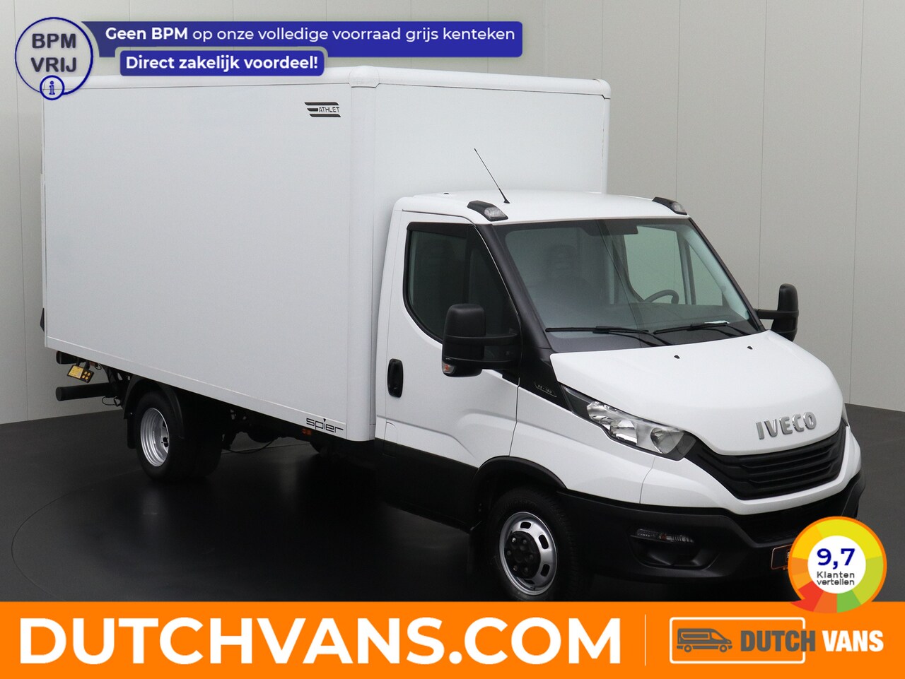 Iveco Daily - 35C16 Bakwagen+Laadklep | Airco | 3-Persoons | 750Kg Laadklep - AutoWereld.nl