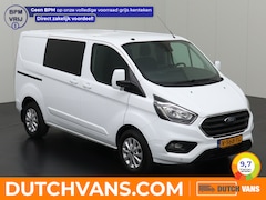Ford Transit Custom - 2.0TDCI 130Pk Limited Dubbele Cabine | 2xSchuifdeur | Navigatie | Camera | Airco | Cruise