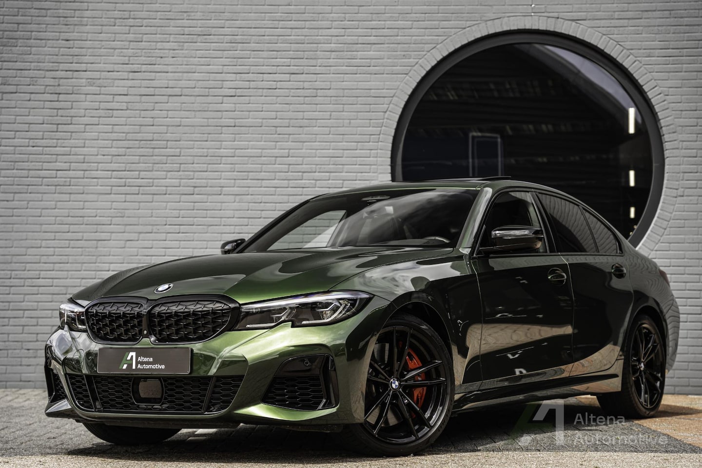 BMW 3-serie - M340i xDrive High Executive Verde Ermes, laser, schuifdak, 360 camera, Individual volleder - AutoWereld.nl