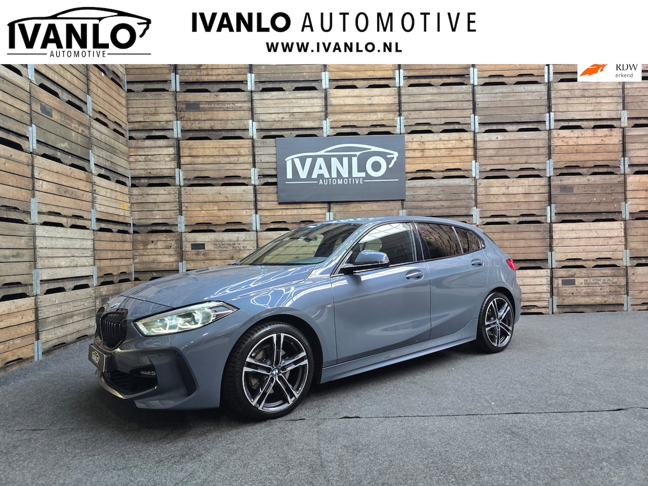 BMW 1-serie - 118i High Executive Edition M Sport Leder LED Clima Navi 18"LM - AutoWereld.nl