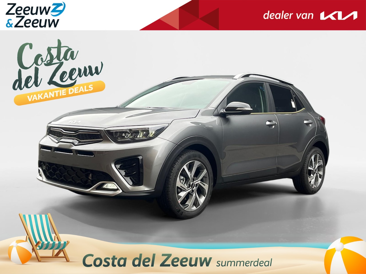 Kia Stonic - 1.0 T-GDi MHEV GT-Line | GT-Line stuurwiel + bekleding | 17” lichtmetalen GT-Line velgen | - AutoWereld.nl