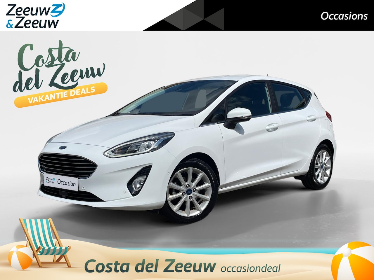 Ford Fiesta - 1.0 EcoBoost Titanium | B&O | Adaptieve Cruise Control | Camera | Voorruitverwarming | Nav - AutoWereld.nl