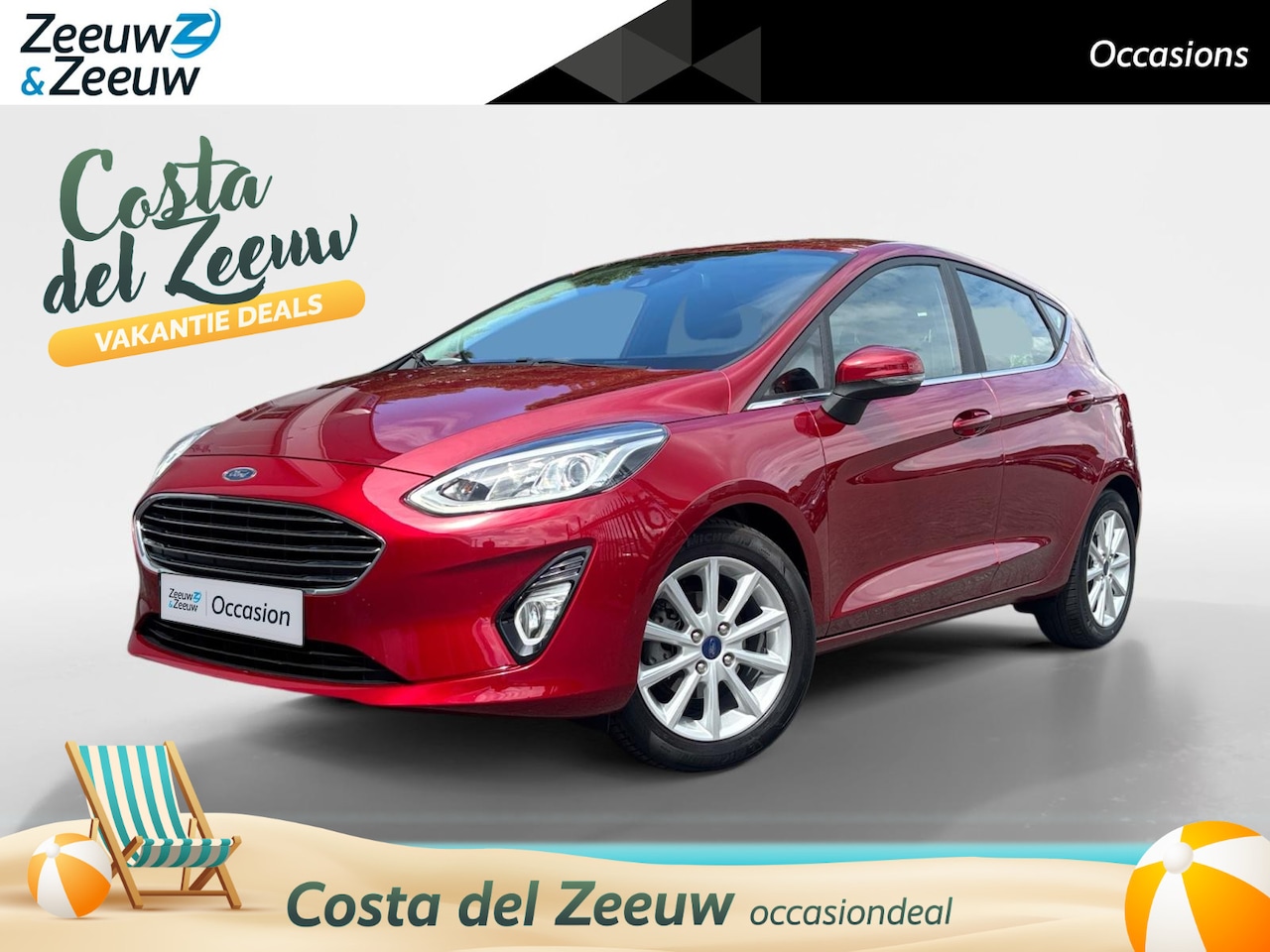 Ford Fiesta - 1.0 EcoBoost Titanium | Navigatie | Climate Control | - AutoWereld.nl