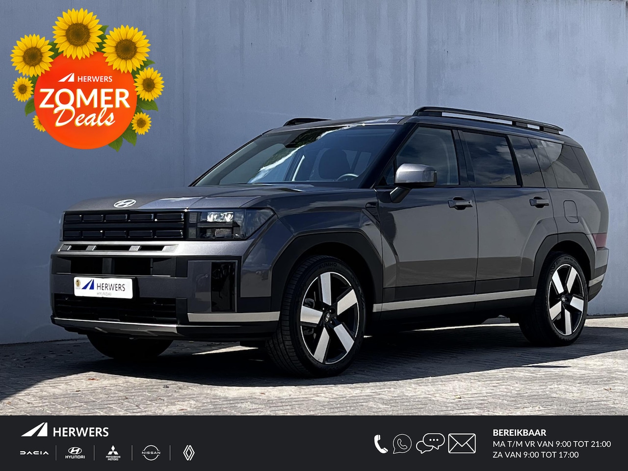 Hyundai Santa Fe - 1.6 T-GDI PHEV Comfort Smart 4WD 7p. Automaat / Als nieuw 7 persoons / Stoelventilatie / S - AutoWereld.nl