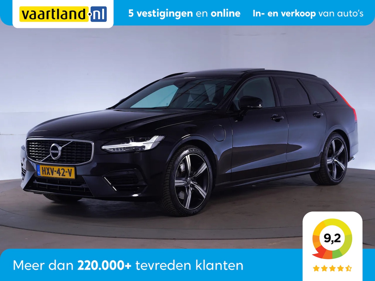 Volvo V90 - 2.0 T8 Twin Engine AWD R-Design [ Panorama Navi Camera Stoelverwarming V+A ] - AutoWereld.nl