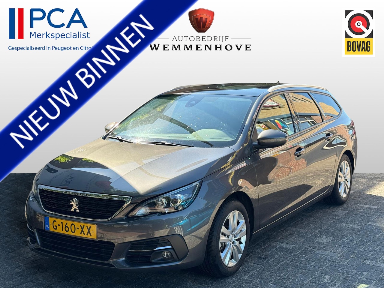 Peugeot 308 SW - 1.2 PureTech Blue Lease Executive Airco/Navi/Lichtmetalen velgen/Parkeersensoren - AutoWereld.nl