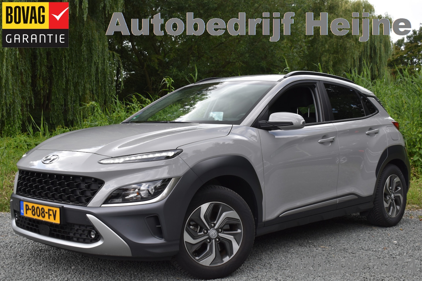 Hyundai Kona - 1.6 GDI HEV FASHION CAMERA/TREKHAAK/HEAD-UP - AutoWereld.nl