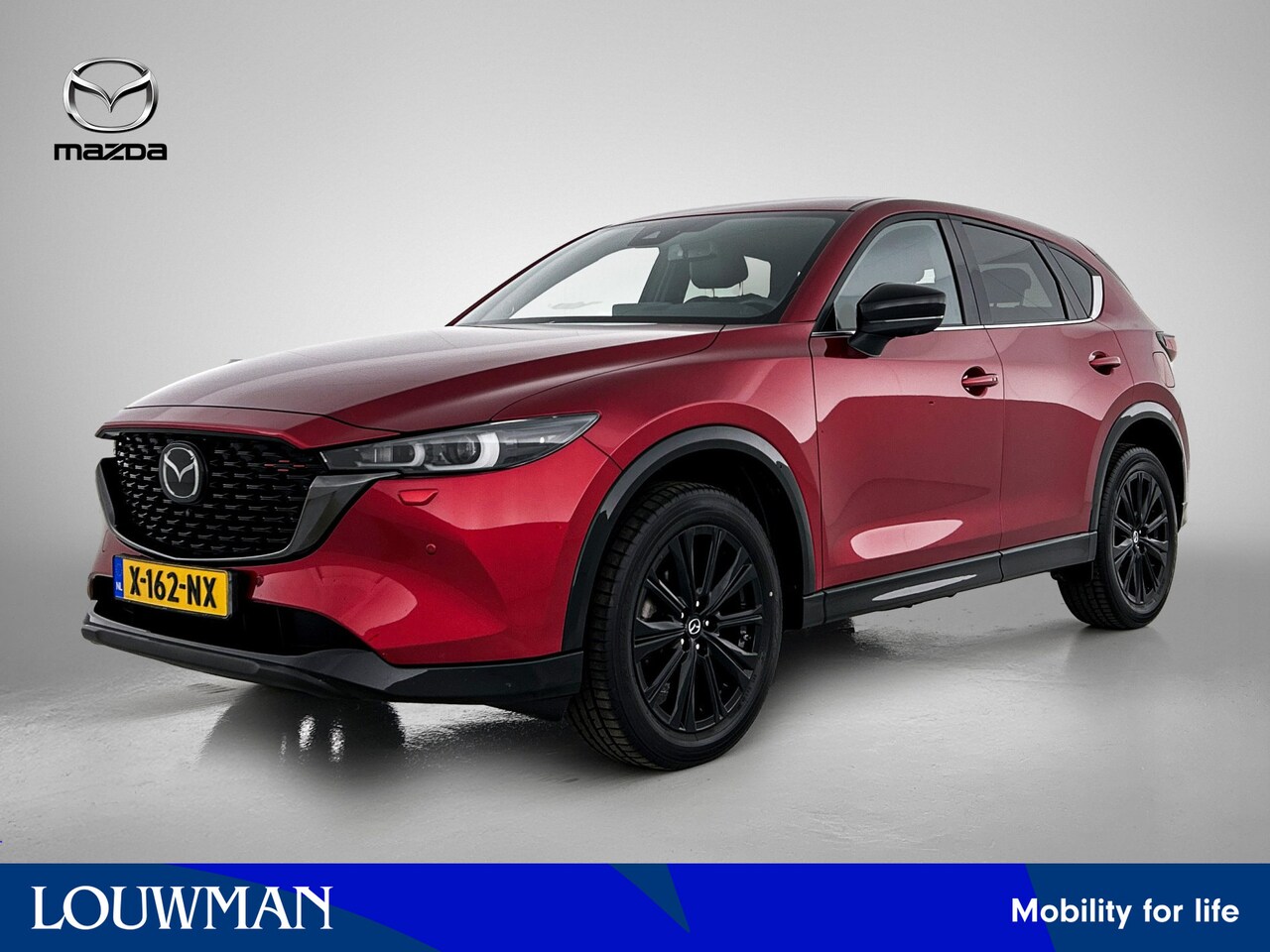 Mazda CX-5 - 2.0 e-SkyActiv-G M Hybrid 165 Homura Automaat | Zwarte Velgen | Lederen bekleding - AutoWereld.nl