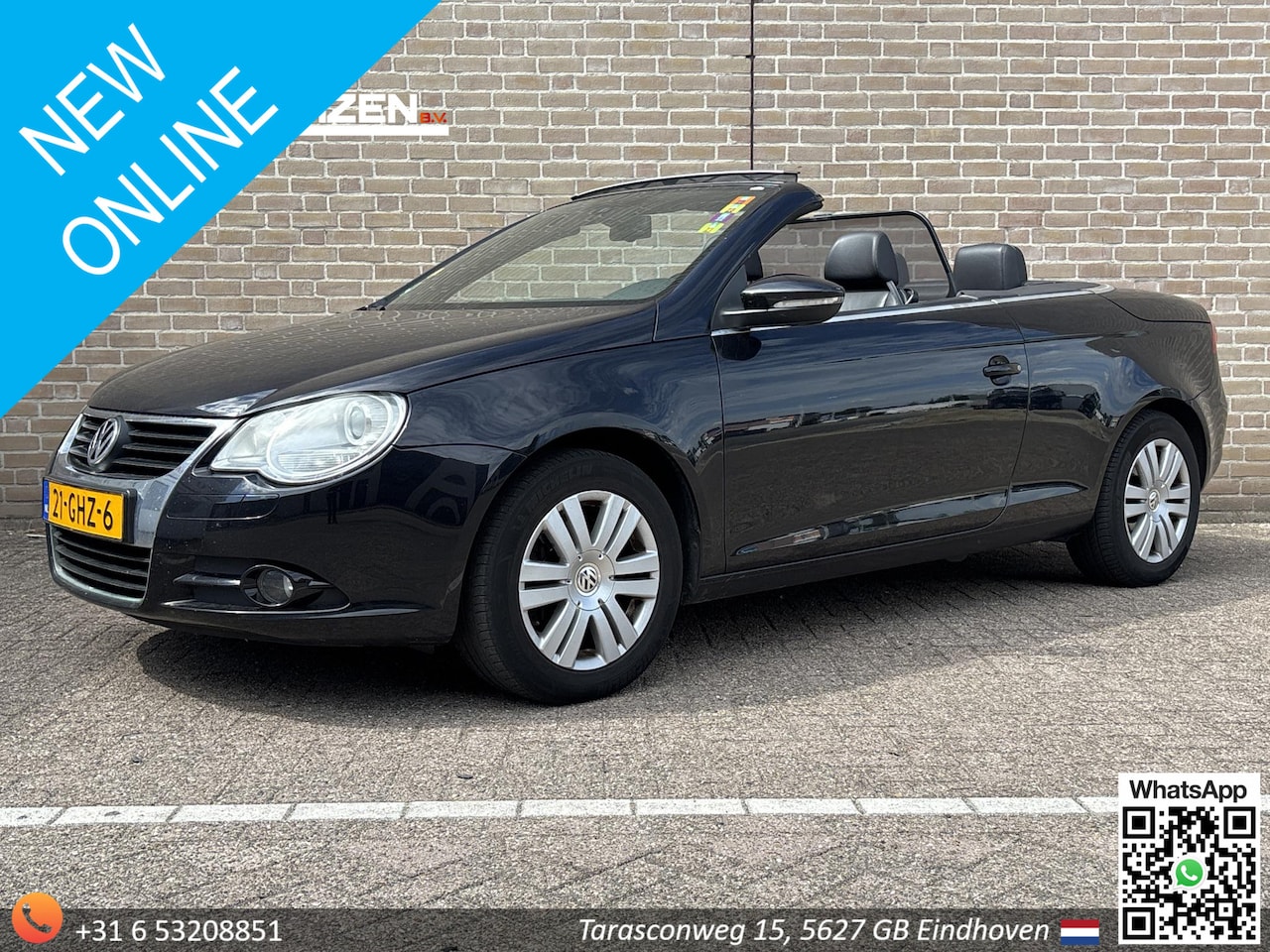 Volkswagen Eos - 2.0 TDI | Leder | Climate | Cruise | Navi | PDC | Stoelverwarming | APK 04-2026 | - AutoWereld.nl