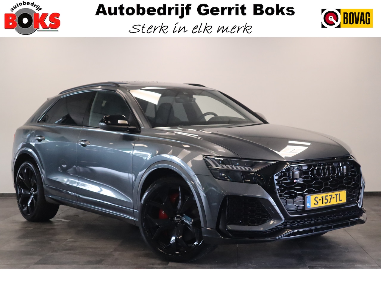 Audi Q8 - 4.0 TFSI RS Q8 quattro Panoramadak 23''Velgen Head-Up B&O Audio - AutoWereld.nl