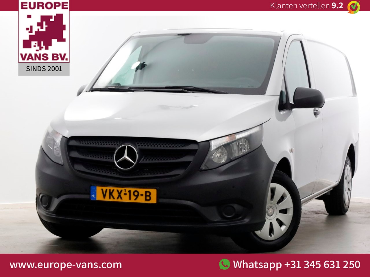 Mercedes-Benz Vito - 114 CDI 136pk RWD Lang 9G Automaat Airco/Navi/Camera 07-2021 - AutoWereld.nl