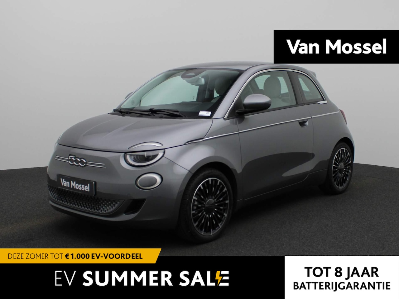 Fiat 500e - La Prima 42 kWh | Lederen Bekleding  | Navigatie | Climate Controle | Camera | Parkeersens - AutoWereld.nl