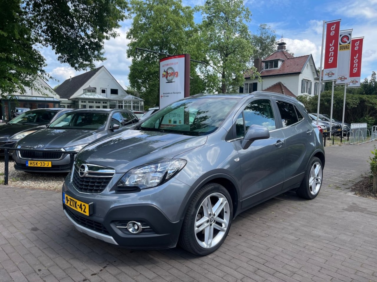 Opel Mokka - 1.4 T COSMO 140PK / LEDER / SCHUIFDAK / NAVI / STOEL+ STUUR VERW. - AutoWereld.nl