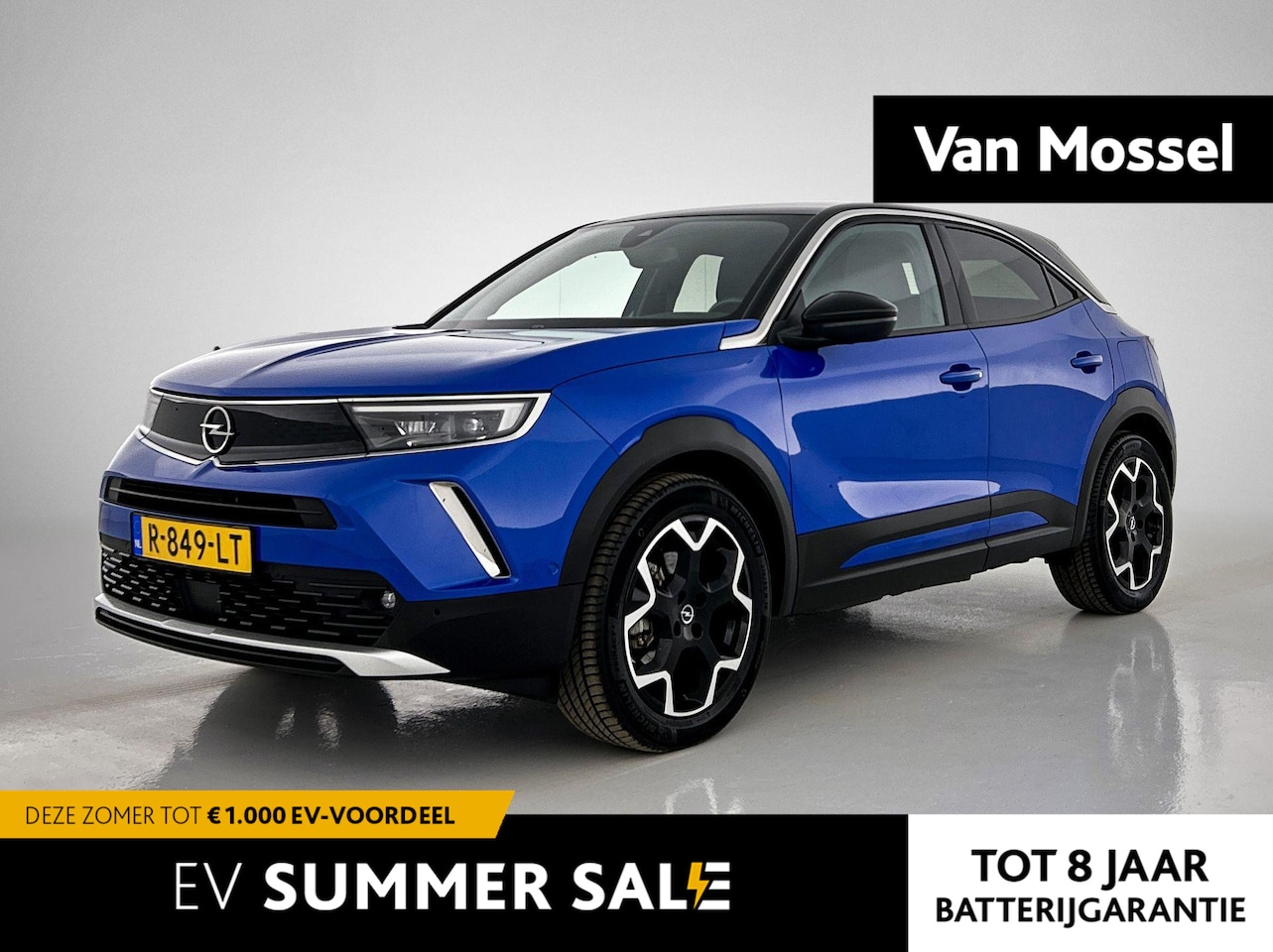 Opel Mokka-e - Ultimate 50-kWh 11kw bl. | LEDER | NAVI | LMV | CARPLAY | 3 FASE | - AutoWereld.nl