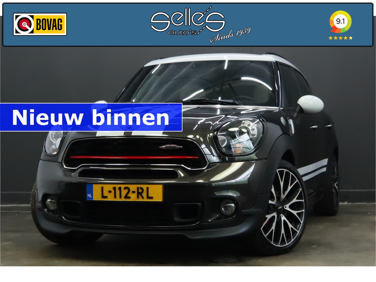 MINI Countryman - Mini 1.6 John Cooper Works ALL4 Chili Camera | AWD | Harman kardon | Stoelverwarming - AutoWereld.nl