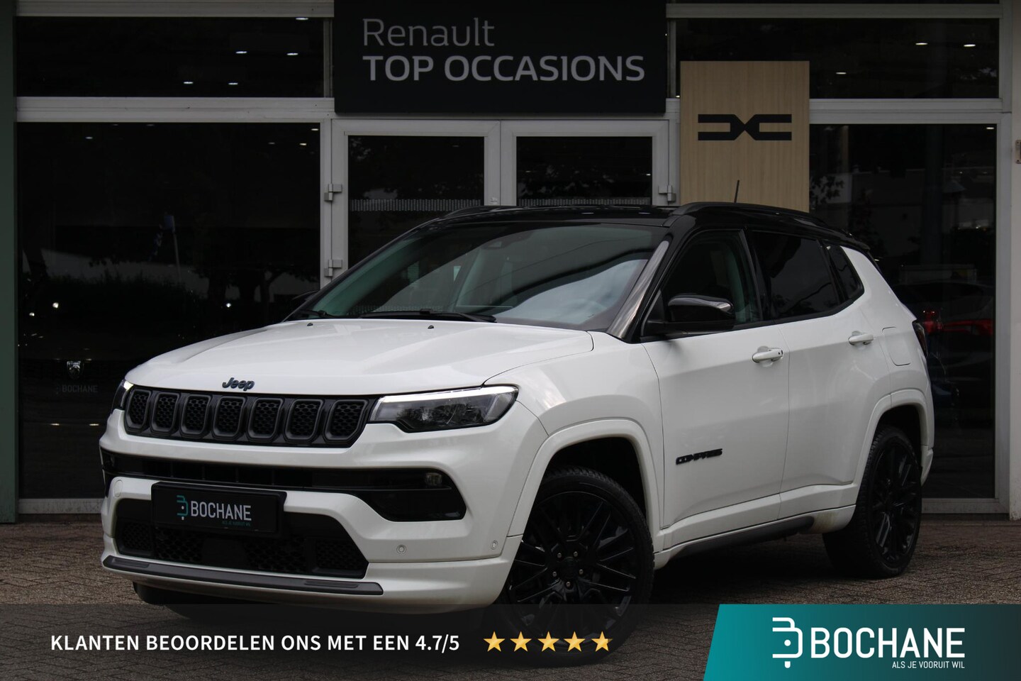Jeep Compass - 4xe 240 Plug-in Hybrid Electric S Adaptive CruiseControl | Elektrische stoelen | Stoelverw - AutoWereld.nl