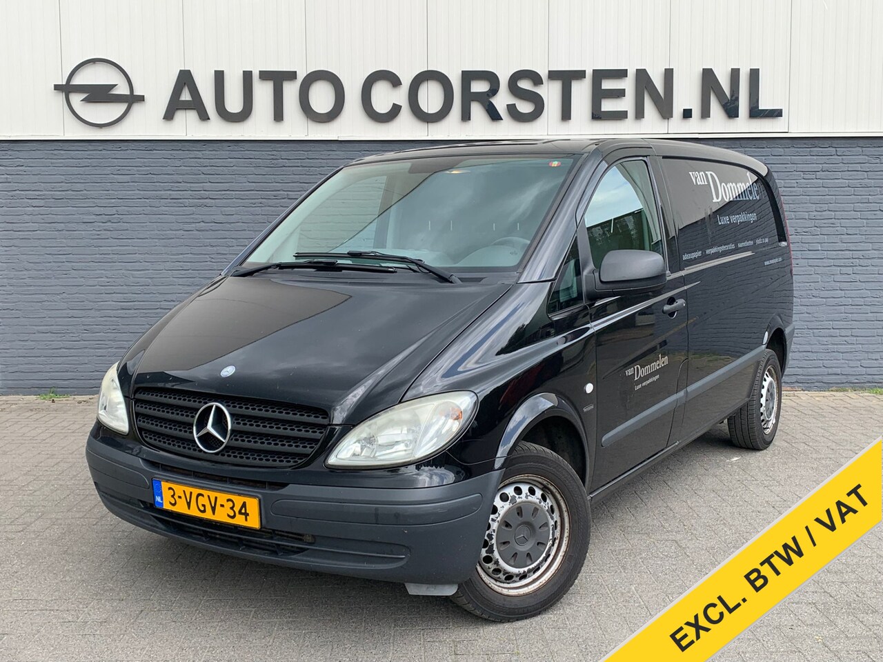 Mercedes-Benz Vito - 109CDI 320 Airco 3-Persoons Elektrische ramen Tussenschot Centrale vergrendeling met afsta - AutoWereld.nl