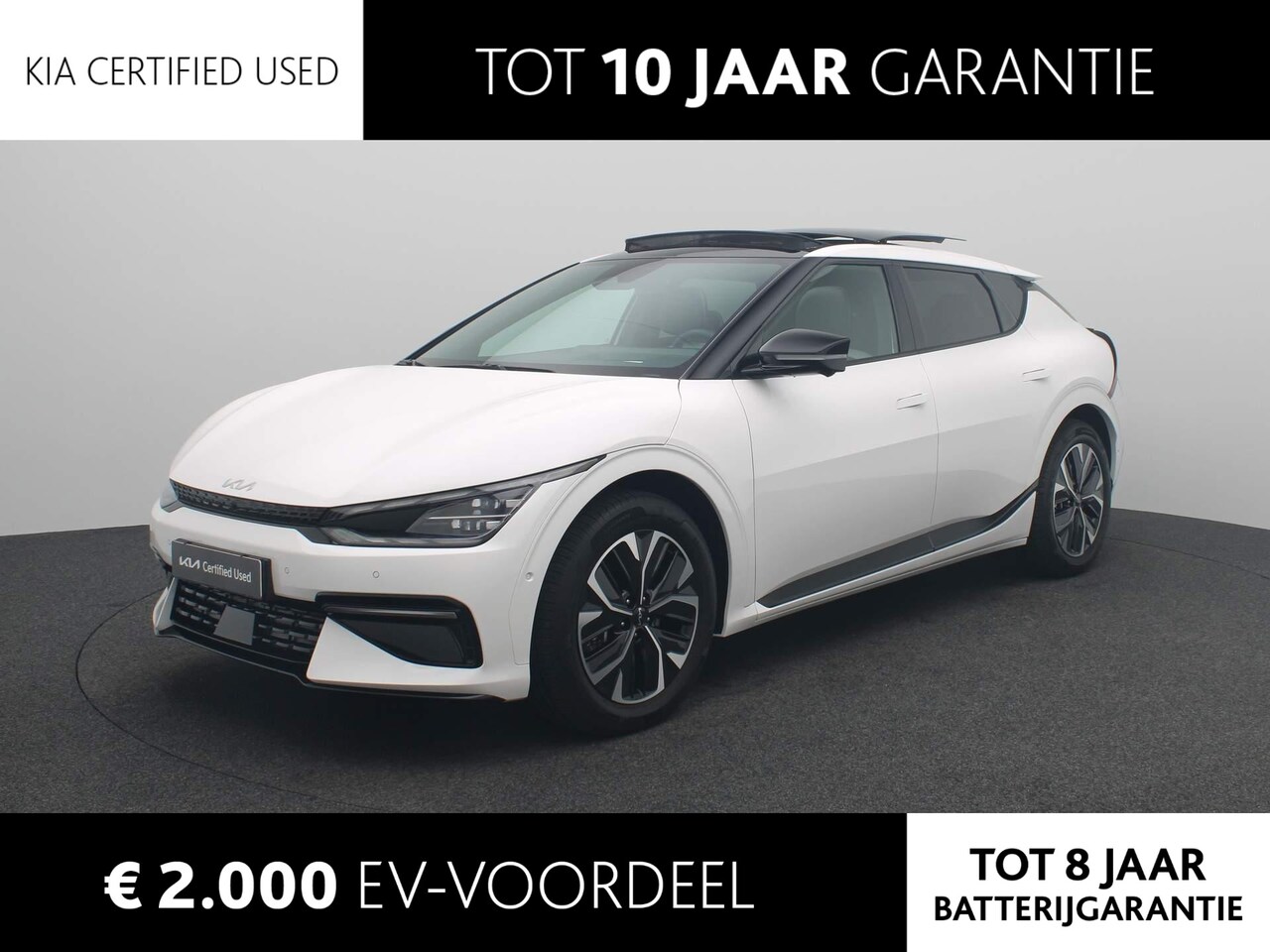 Kia EV6 - GT-Line 77.4 kWh | LED | Stoelverwarming | Panoramadak | Apple Carplay - Android Auto - AutoWereld.nl