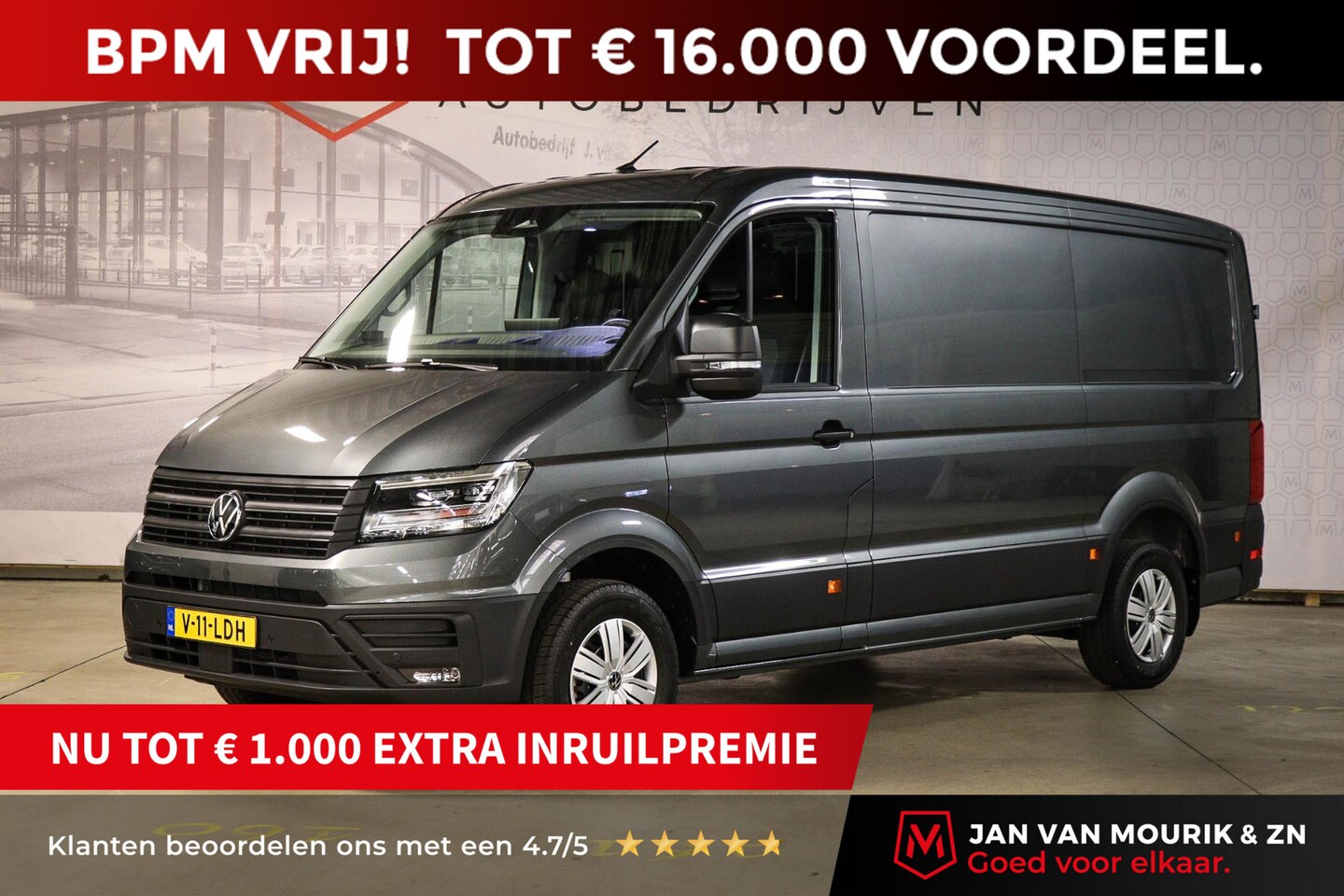 Volkswagen Crafter - 35 2.0 TDI L3H2 Trendline | ERGO COMFORT | LED | CLIMA | DAB | CAMERA | STOELVERWARMING - AutoWereld.nl