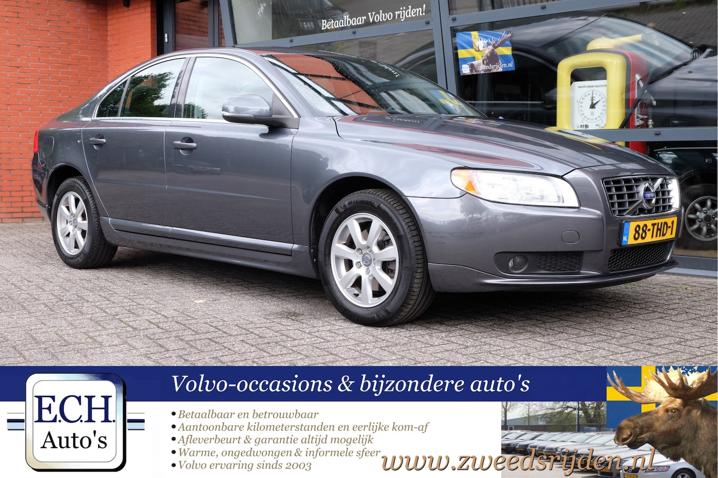 Volvo S80 - T4 180 pk Aut. Navi, Dealer onderhouden, Trekhaak - AutoWereld.nl