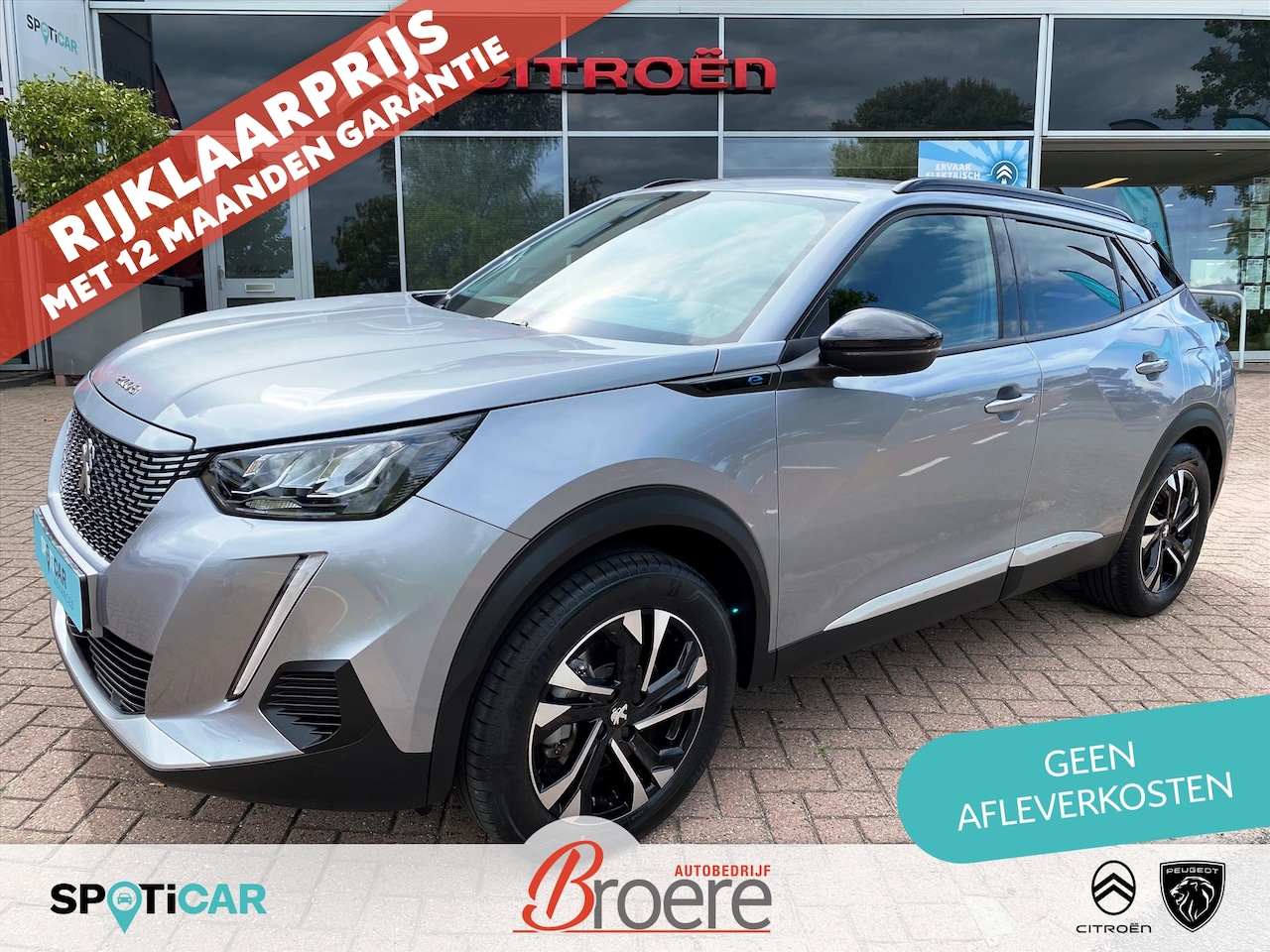 Peugeot e-2008 - EV 50kWh 136pk Allure Pack | camera, parkeersensoren, navigatie, dab, 17 inch velgen, appl - AutoWereld.nl
